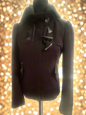 Jack Pea Coat, Black  Short Coat size XS/ S.